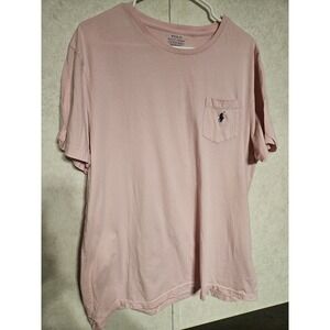 Polo Ralph Lauren Custom Slim Fit Mens XLarge  Short Sleeve T Shirt Pink